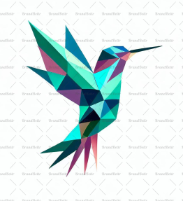 Geometrischer Kolibri